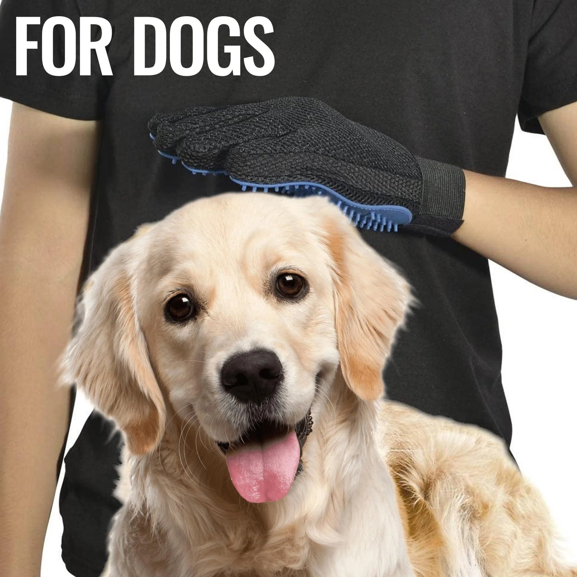 Pet Dog Deshedding Hair Massage Gloves