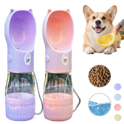 2 in 1 Portable Traveling Out Dog Water Bottle - The Nice Guy Shop