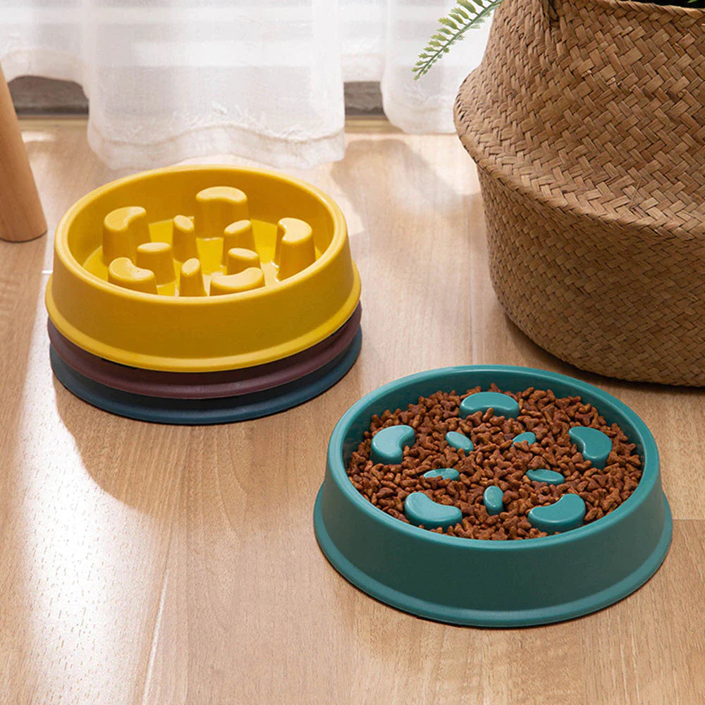 Non-Slip Pet Slow Food Feeder Bowl