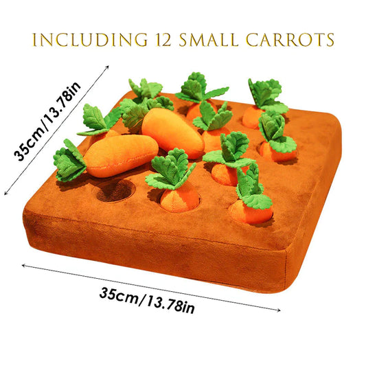 Pet Vegetable Carrot Plush Sniff Pet Toy