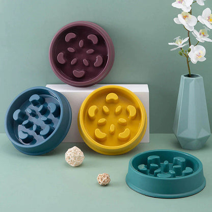 Non-Slip Pet Slow Food Feeder Bowl