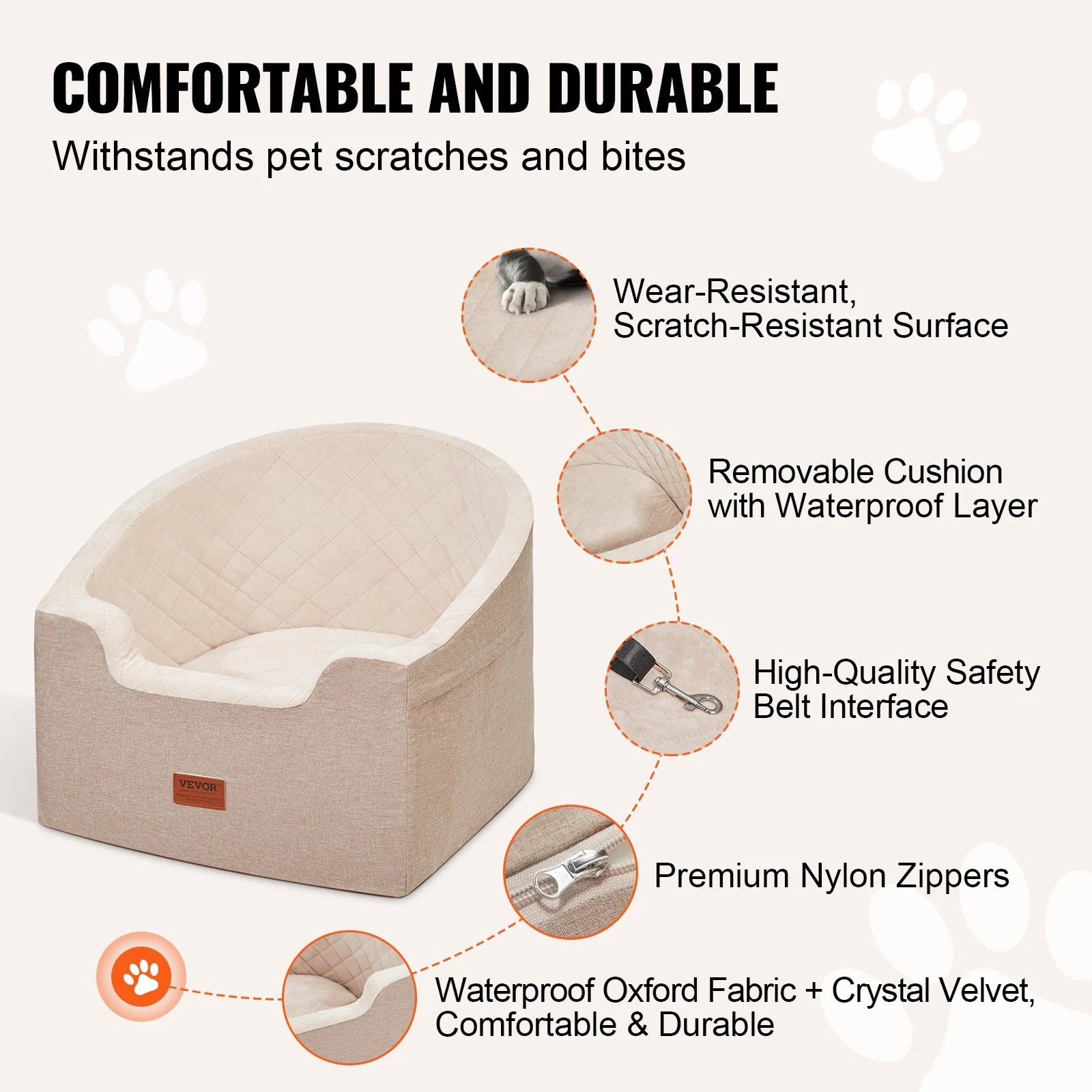 Pet Dog Car Booster Seat