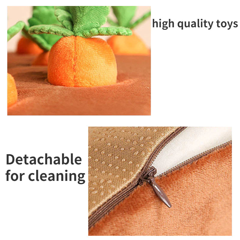 Pet Vegetable Carrot Plush Sniff Pet Toy