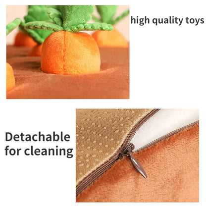 Pet Vegetable Carrot Plush Sniff Pet Toy