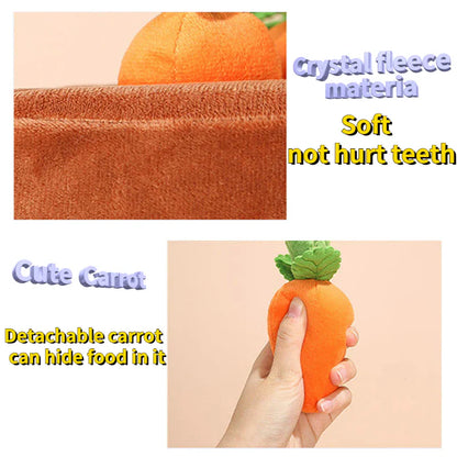 Pet Vegetable Carrot Plush Sniff Pet Toy